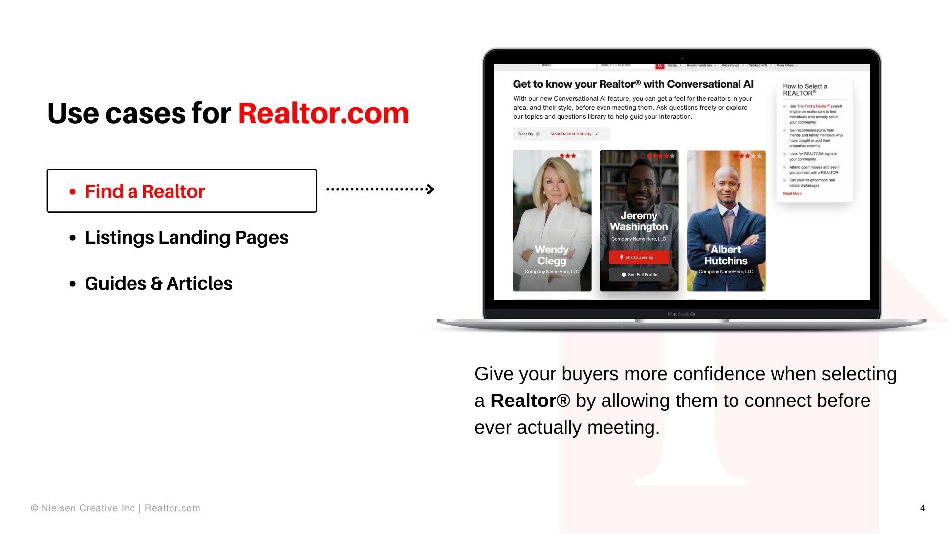 Realtor discovery concept