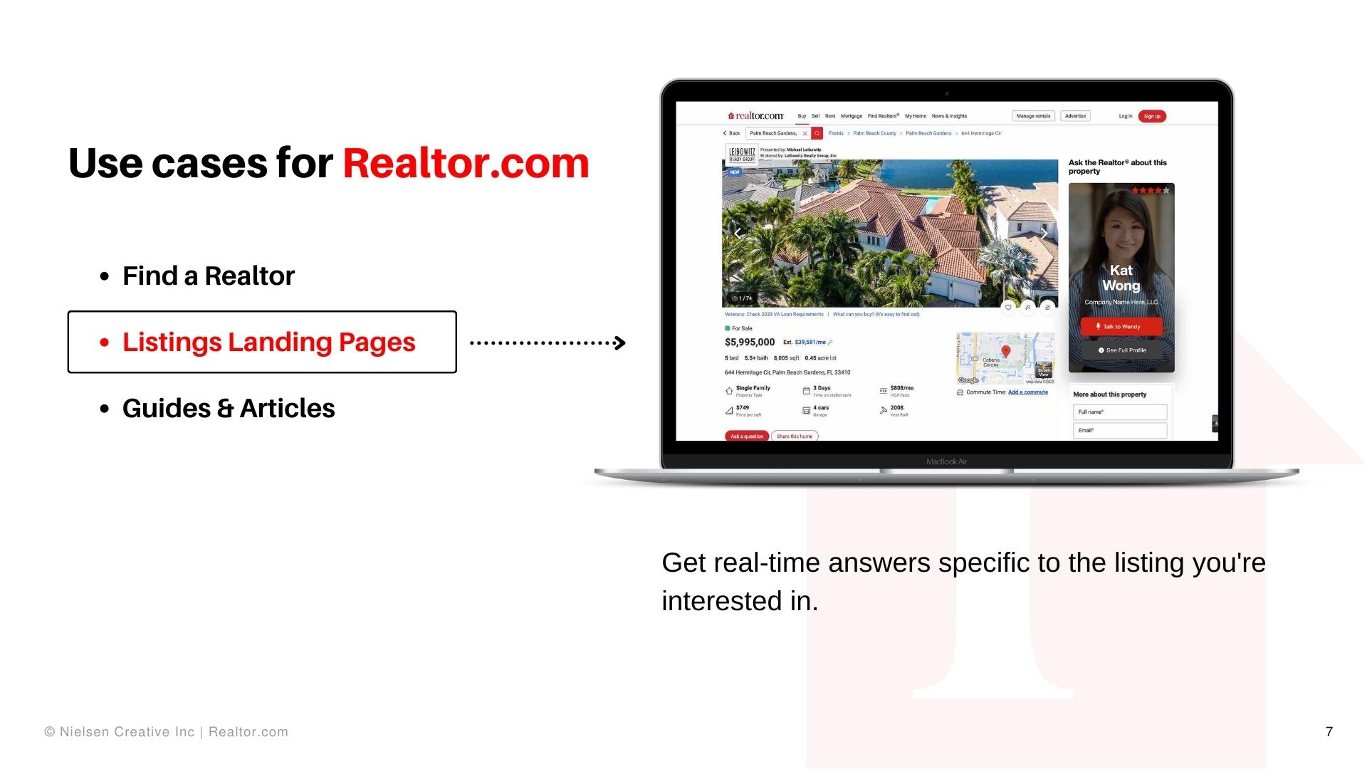 Expert insight on listing pages
