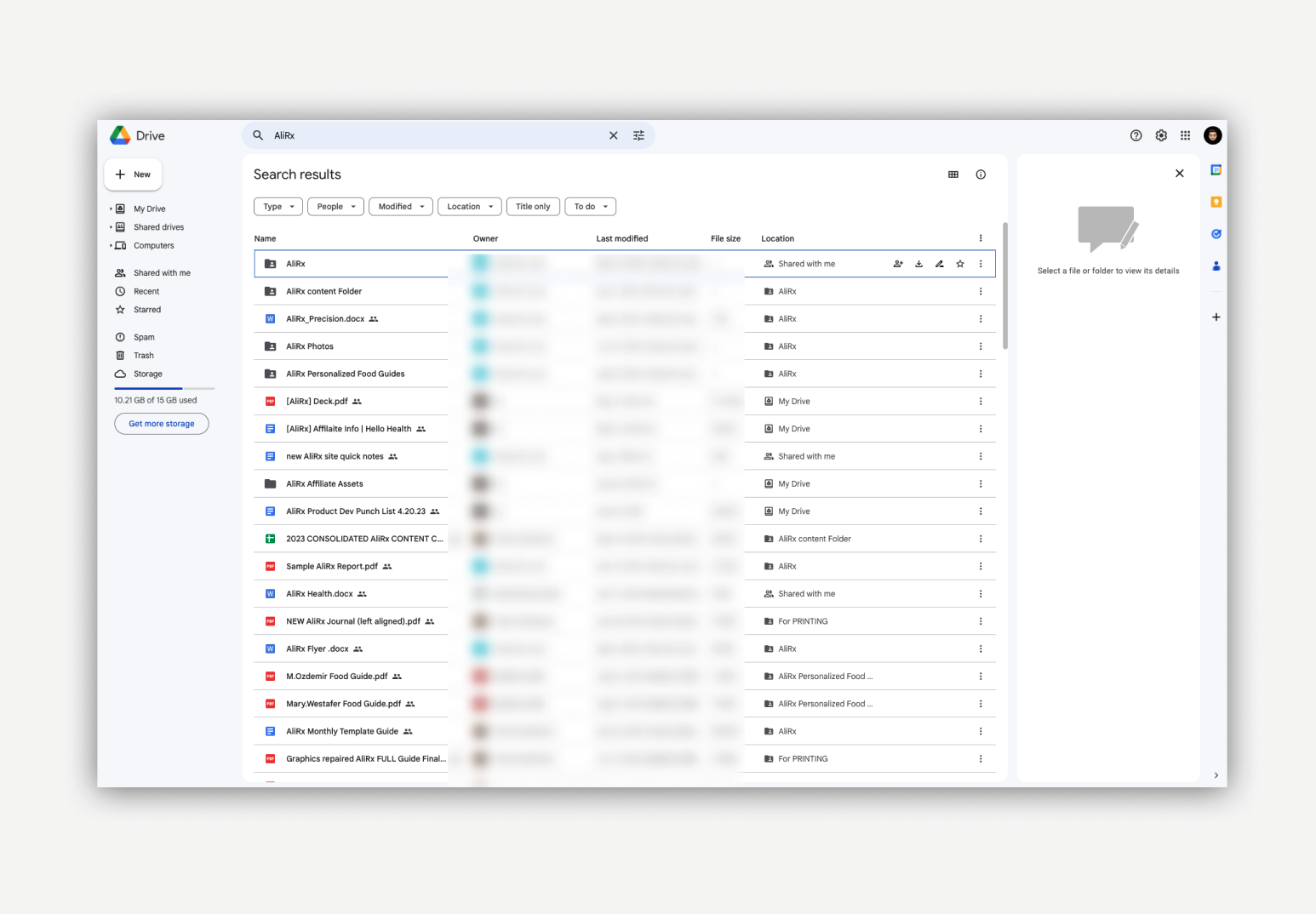 Organized product requirements